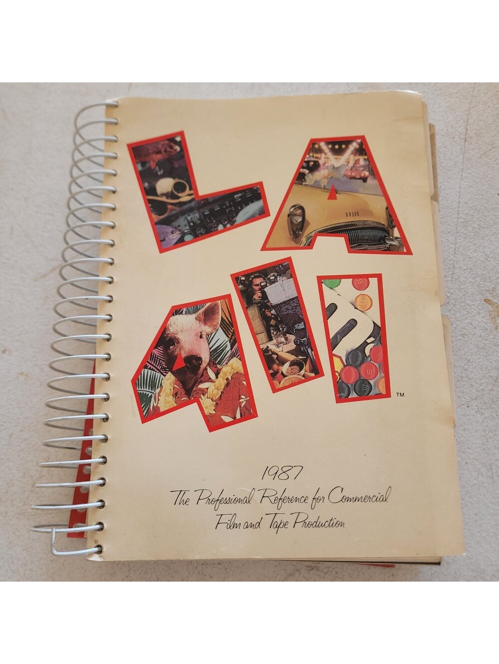LA 411 1987 Vintage Los Angeles Film TV Commercial Tape Production Directory